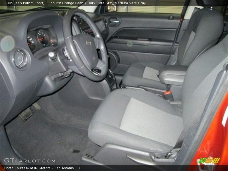 Sunburst Orange Pearl / Dark Slate Gray/Medium Slate Gray 2009 Jeep Patriot Sport