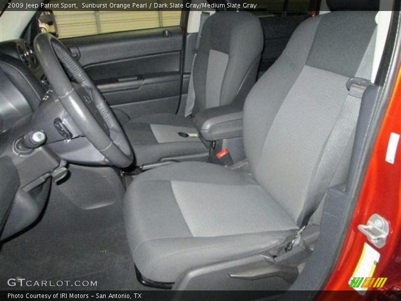 Sunburst Orange Pearl / Dark Slate Gray/Medium Slate Gray 2009 Jeep Patriot Sport