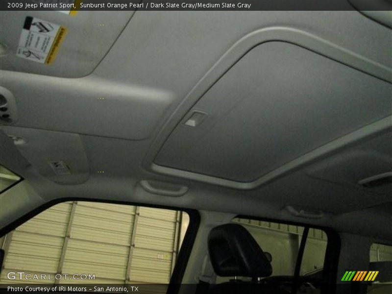 Sunburst Orange Pearl / Dark Slate Gray/Medium Slate Gray 2009 Jeep Patriot Sport