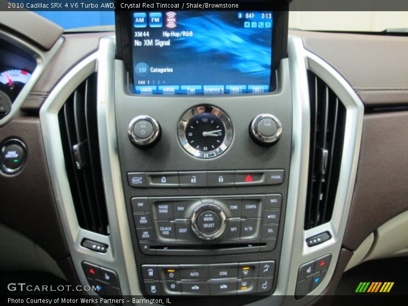 Crystal Red Tintcoat / Shale/Brownstone 2010 Cadillac SRX 4 V6 Turbo AWD