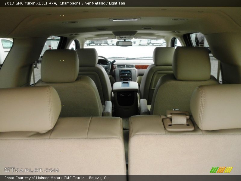 Champagne Silver Metallic / Light Tan 2013 GMC Yukon XL SLT 4x4