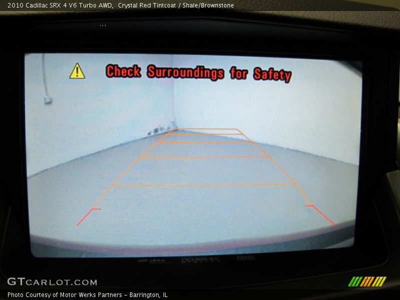 Crystal Red Tintcoat / Shale/Brownstone 2010 Cadillac SRX 4 V6 Turbo AWD