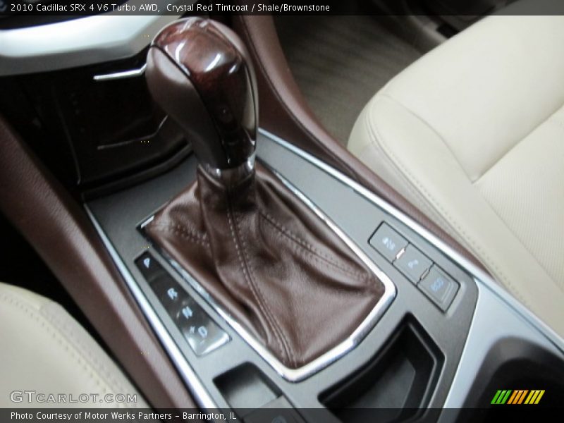 Crystal Red Tintcoat / Shale/Brownstone 2010 Cadillac SRX 4 V6 Turbo AWD