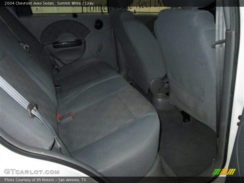 Summit White / Gray 2004 Chevrolet Aveo Sedan
