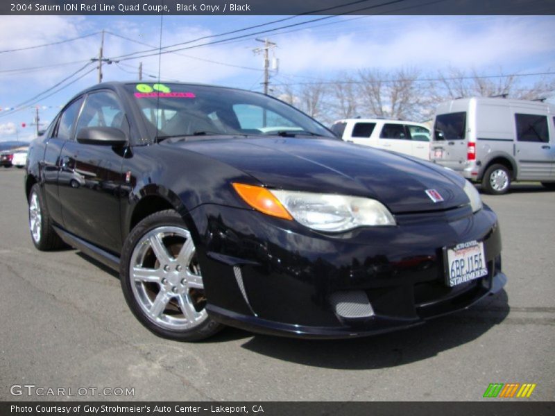Black Onyx / Black 2004 Saturn ION Red Line Quad Coupe