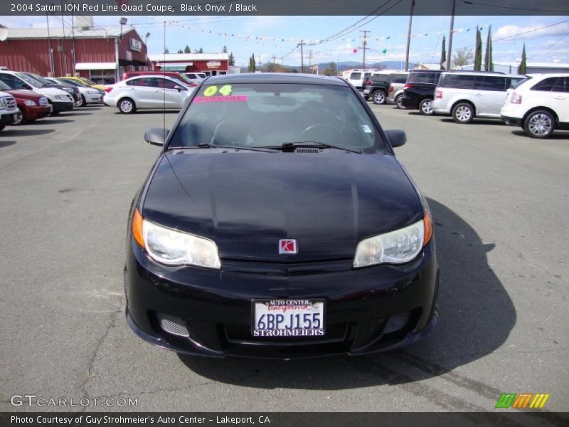 Black Onyx / Black 2004 Saturn ION Red Line Quad Coupe