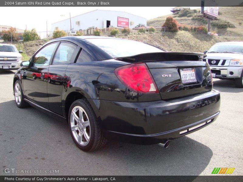 Black Onyx / Black 2004 Saturn ION Red Line Quad Coupe