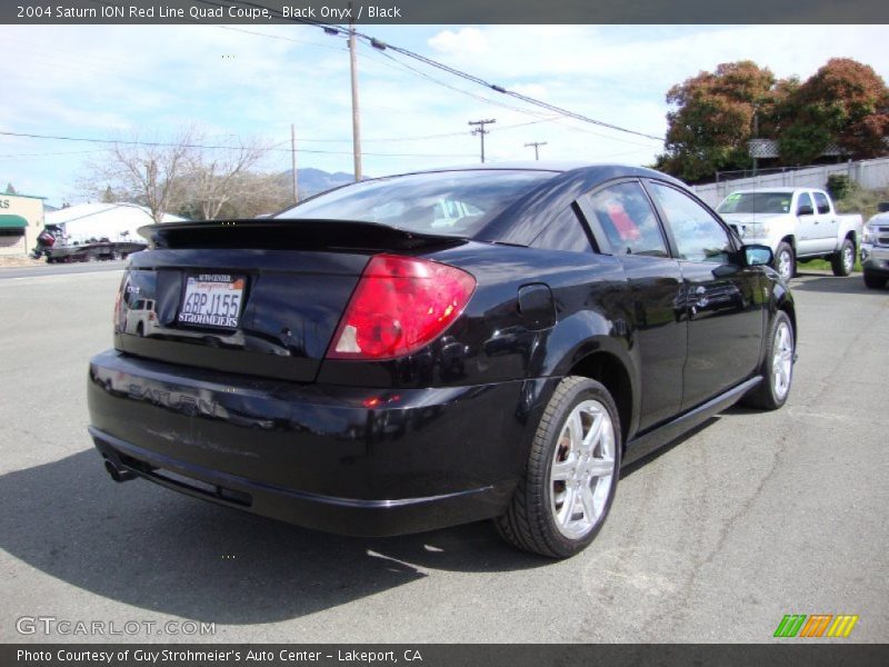 Black Onyx / Black 2004 Saturn ION Red Line Quad Coupe