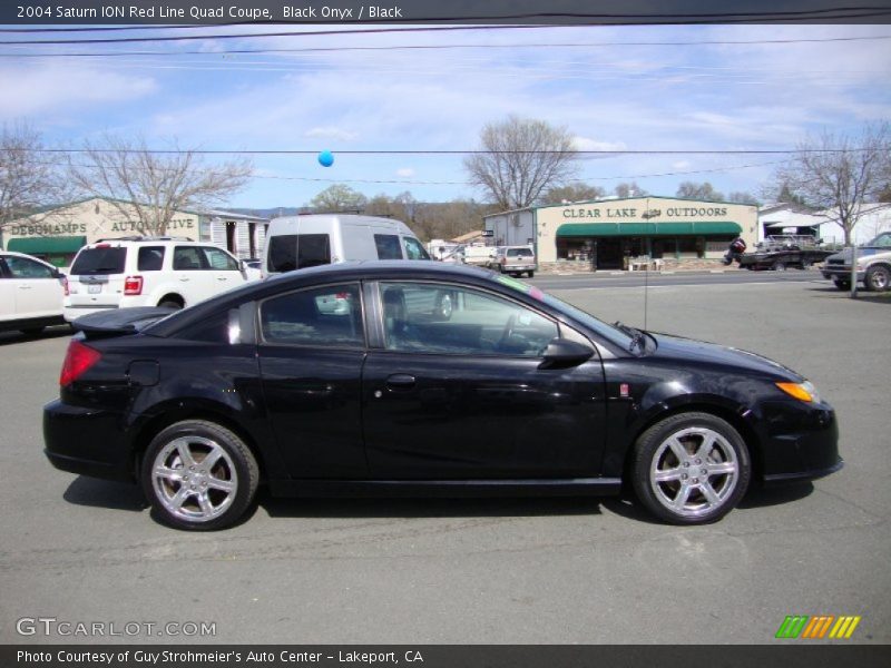 Black Onyx / Black 2004 Saturn ION Red Line Quad Coupe