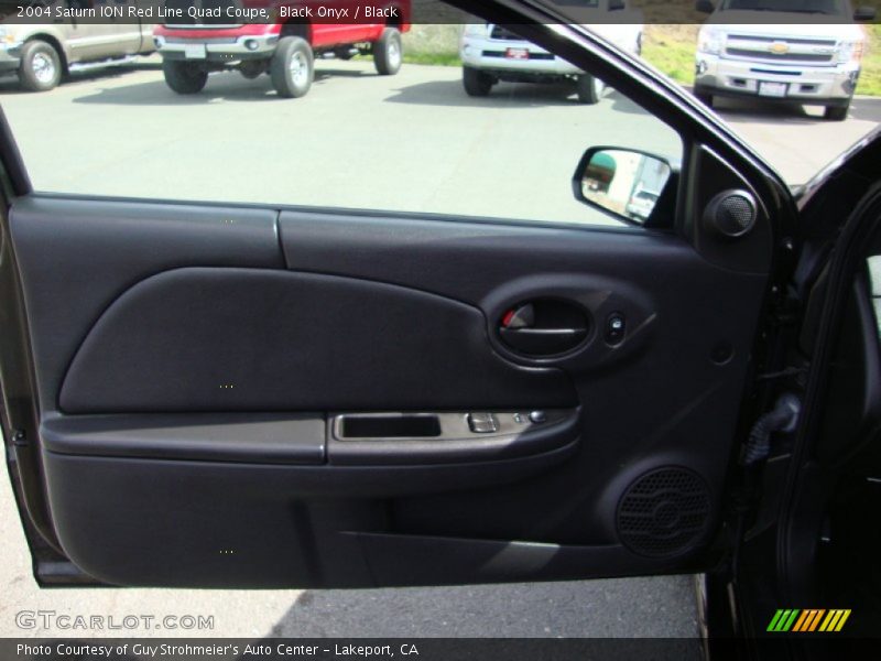 Black Onyx / Black 2004 Saturn ION Red Line Quad Coupe
