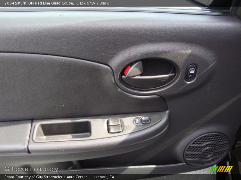 Black Onyx / Black 2004 Saturn ION Red Line Quad Coupe