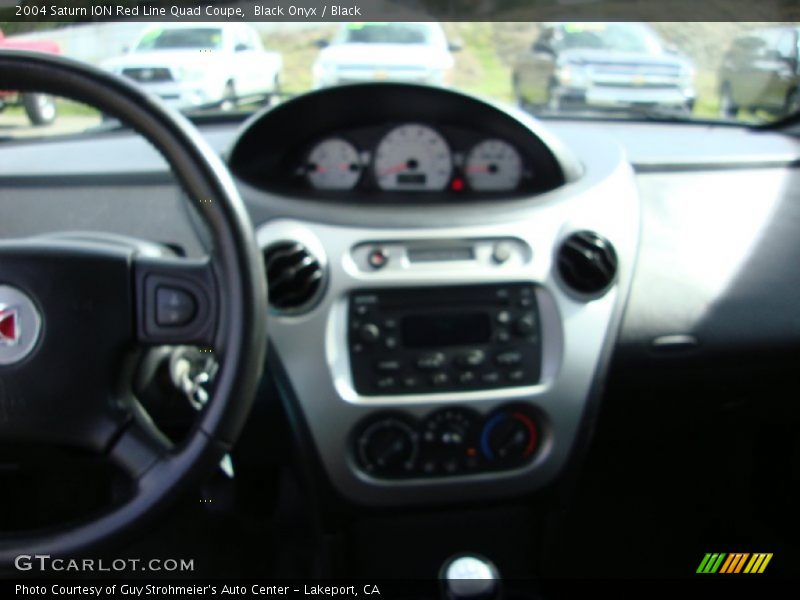 Black Onyx / Black 2004 Saturn ION Red Line Quad Coupe