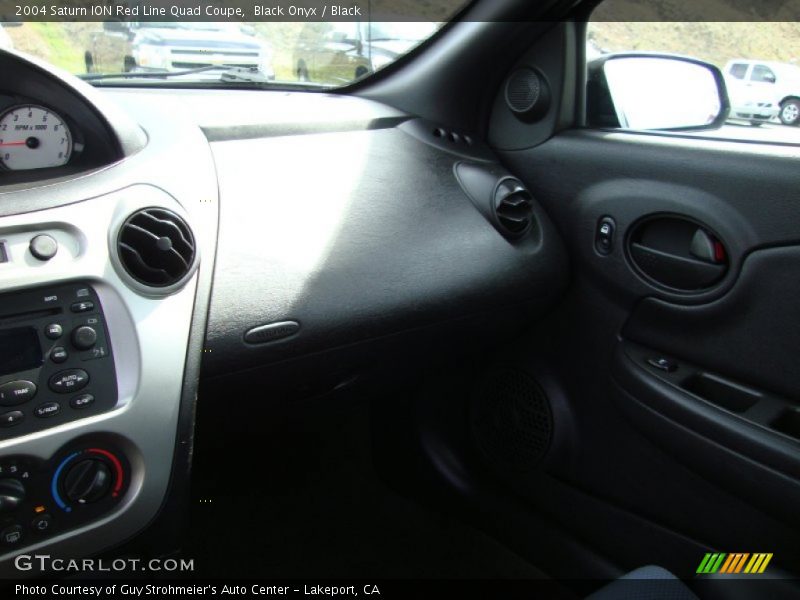 Black Onyx / Black 2004 Saturn ION Red Line Quad Coupe
