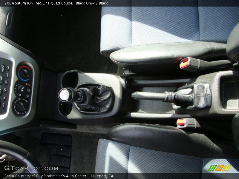 Black Onyx / Black 2004 Saturn ION Red Line Quad Coupe