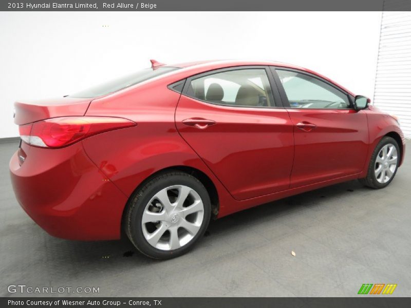  2013 Elantra Limited Red Allure