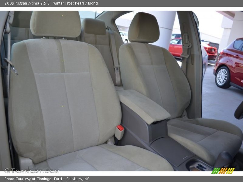Winter Frost Pearl / Blond 2009 Nissan Altima 2.5 S