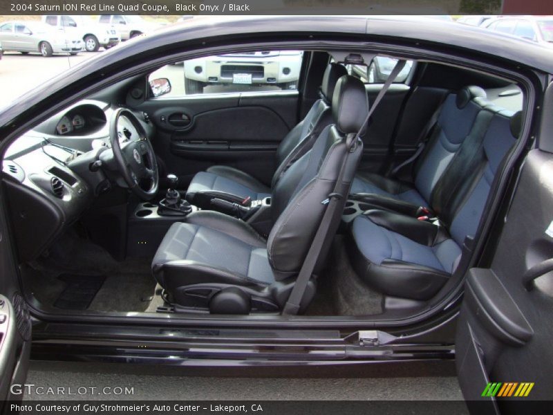 Black Onyx / Black 2004 Saturn ION Red Line Quad Coupe
