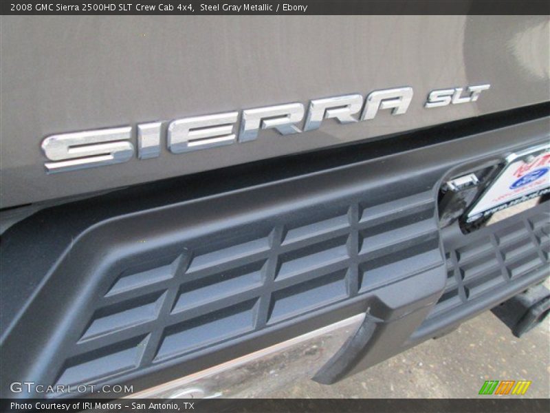 Steel Gray Metallic / Ebony 2008 GMC Sierra 2500HD SLT Crew Cab 4x4