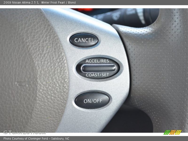 Winter Frost Pearl / Blond 2009 Nissan Altima 2.5 S