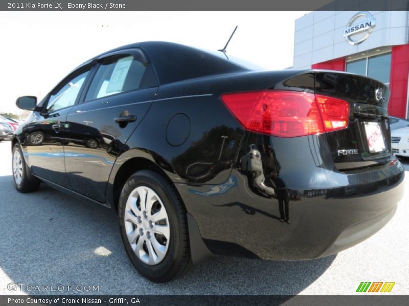 Ebony Black / Stone 2011 Kia Forte LX