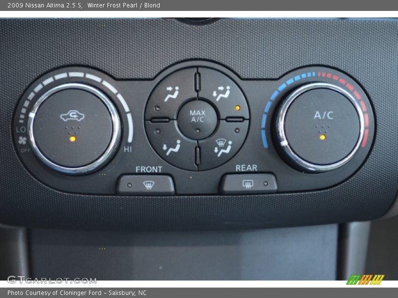 Winter Frost Pearl / Blond 2009 Nissan Altima 2.5 S