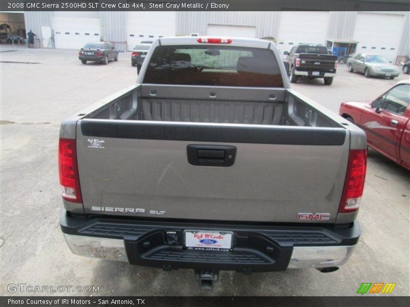 Steel Gray Metallic / Ebony 2008 GMC Sierra 2500HD SLT Crew Cab 4x4