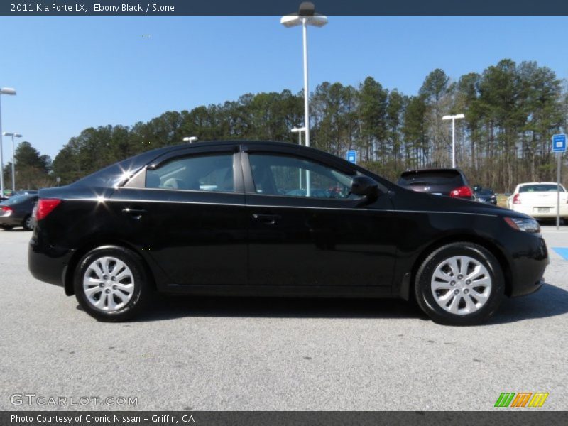 Ebony Black / Stone 2011 Kia Forte LX