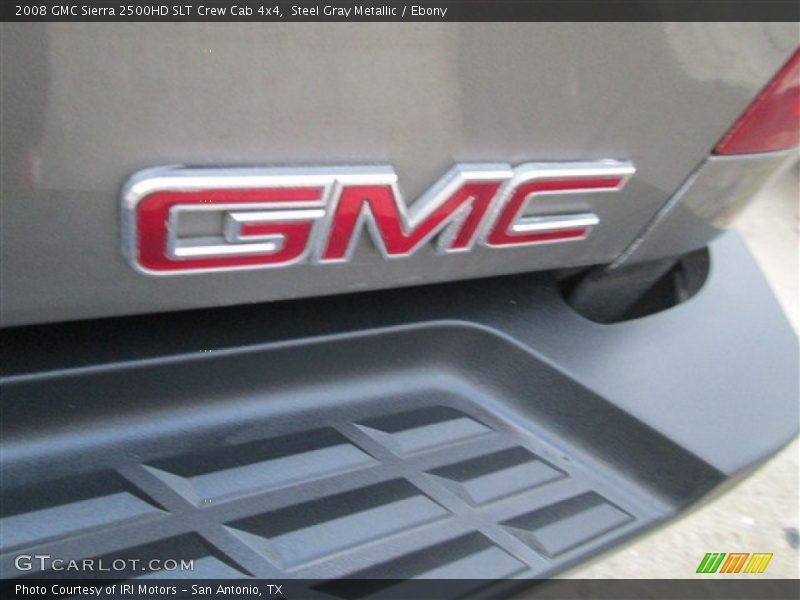 Steel Gray Metallic / Ebony 2008 GMC Sierra 2500HD SLT Crew Cab 4x4