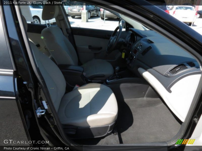 Ebony Black / Stone 2011 Kia Forte LX