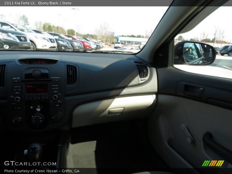 Ebony Black / Stone 2011 Kia Forte LX