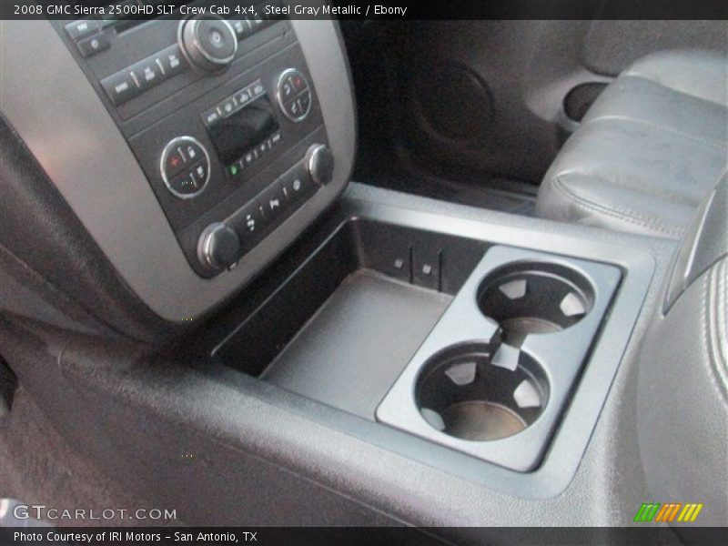 Steel Gray Metallic / Ebony 2008 GMC Sierra 2500HD SLT Crew Cab 4x4