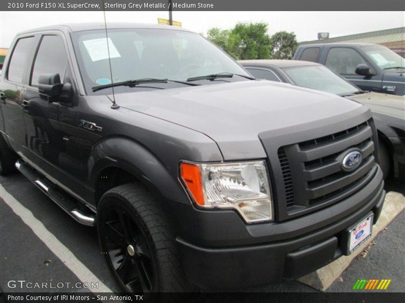 Sterling Grey Metallic / Medium Stone 2010 Ford F150 XL SuperCrew