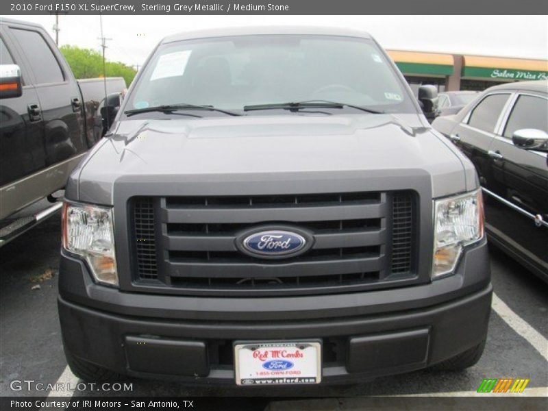 Sterling Grey Metallic / Medium Stone 2010 Ford F150 XL SuperCrew