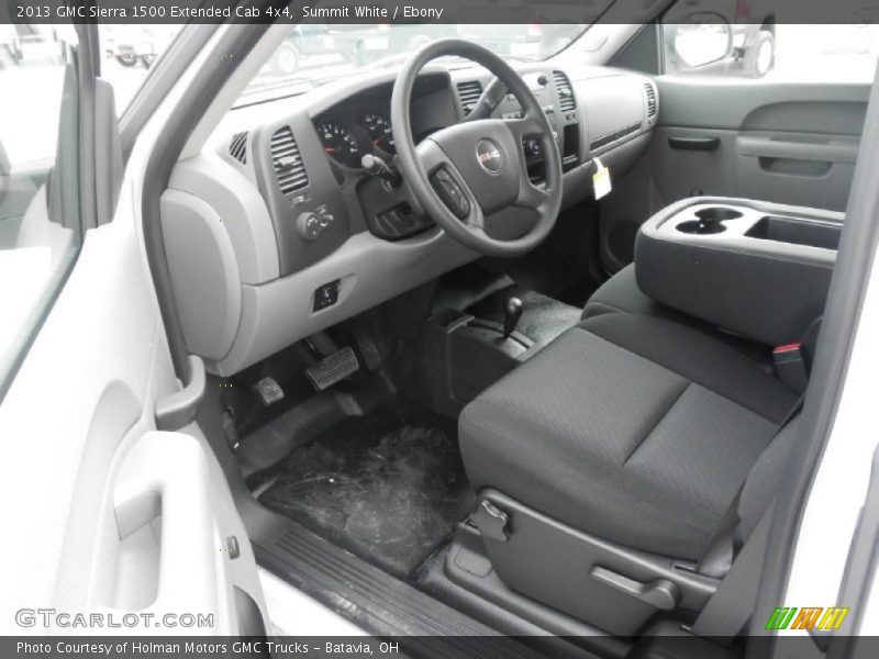 Summit White / Ebony 2013 GMC Sierra 1500 Extended Cab 4x4