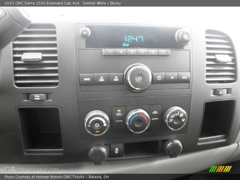 Summit White / Ebony 2013 GMC Sierra 1500 Extended Cab 4x4