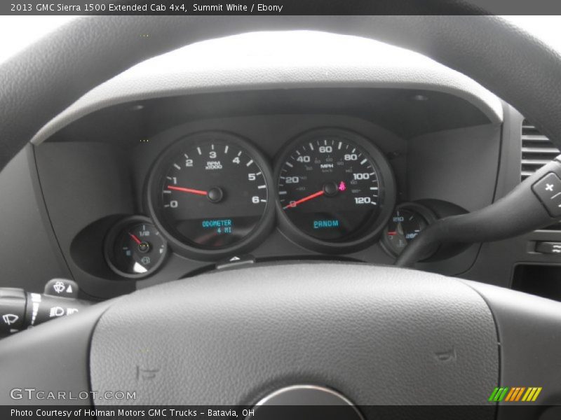 Summit White / Ebony 2013 GMC Sierra 1500 Extended Cab 4x4