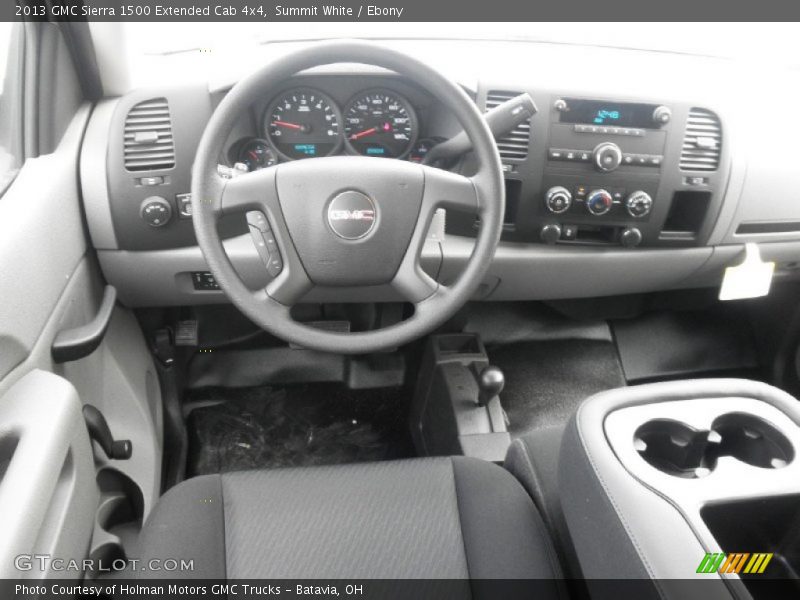 Summit White / Ebony 2013 GMC Sierra 1500 Extended Cab 4x4