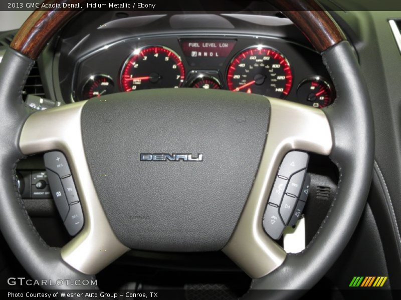 Iridium Metallic / Ebony 2013 GMC Acadia Denali