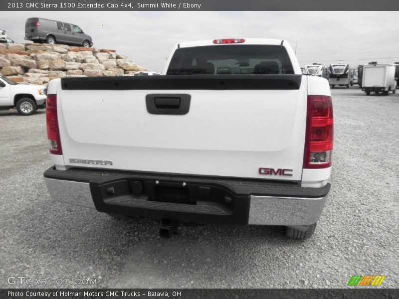 Summit White / Ebony 2013 GMC Sierra 1500 Extended Cab 4x4