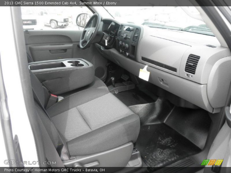 Summit White / Ebony 2013 GMC Sierra 1500 Extended Cab 4x4
