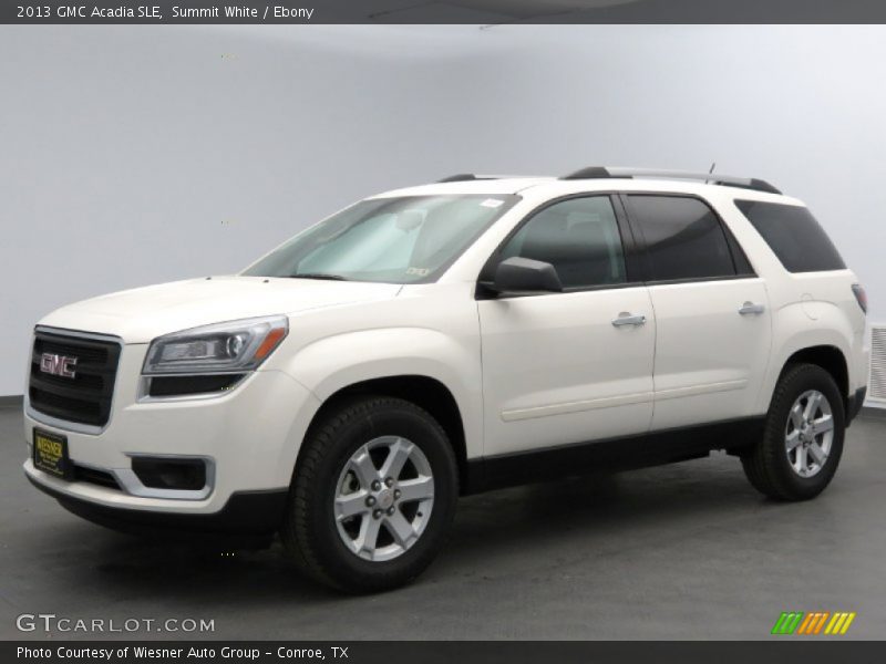 Summit White / Ebony 2013 GMC Acadia SLE