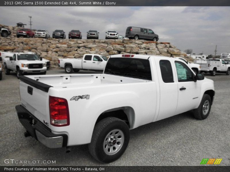 Summit White / Ebony 2013 GMC Sierra 1500 Extended Cab 4x4
