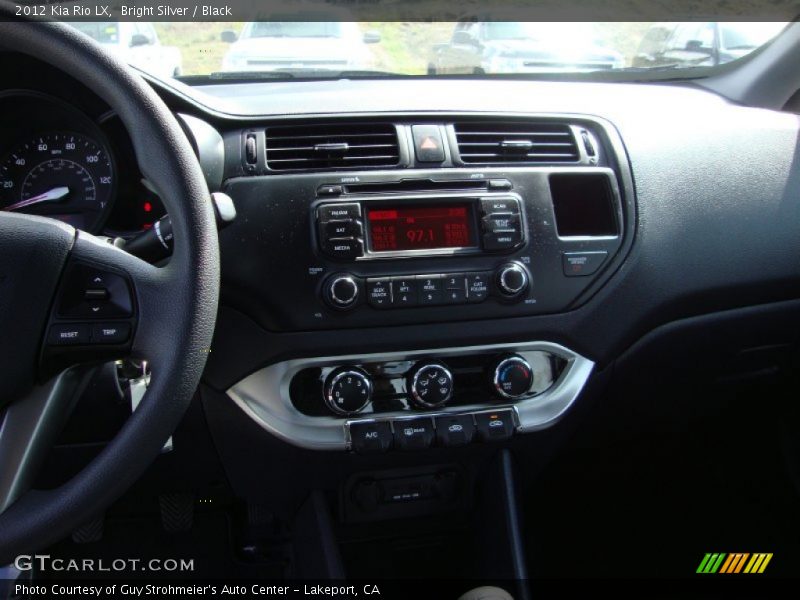 Bright Silver / Black 2012 Kia Rio LX