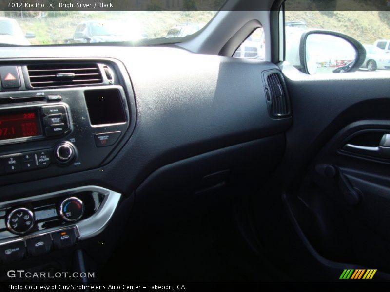 Bright Silver / Black 2012 Kia Rio LX