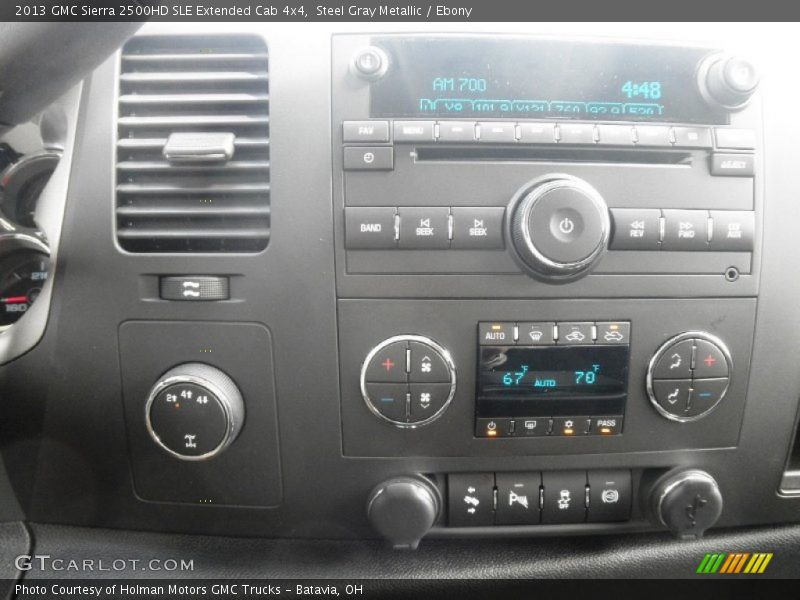 Steel Gray Metallic / Ebony 2013 GMC Sierra 2500HD SLE Extended Cab 4x4