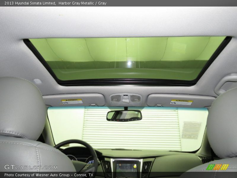 Harbor Gray Metallic / Gray 2013 Hyundai Sonata Limited