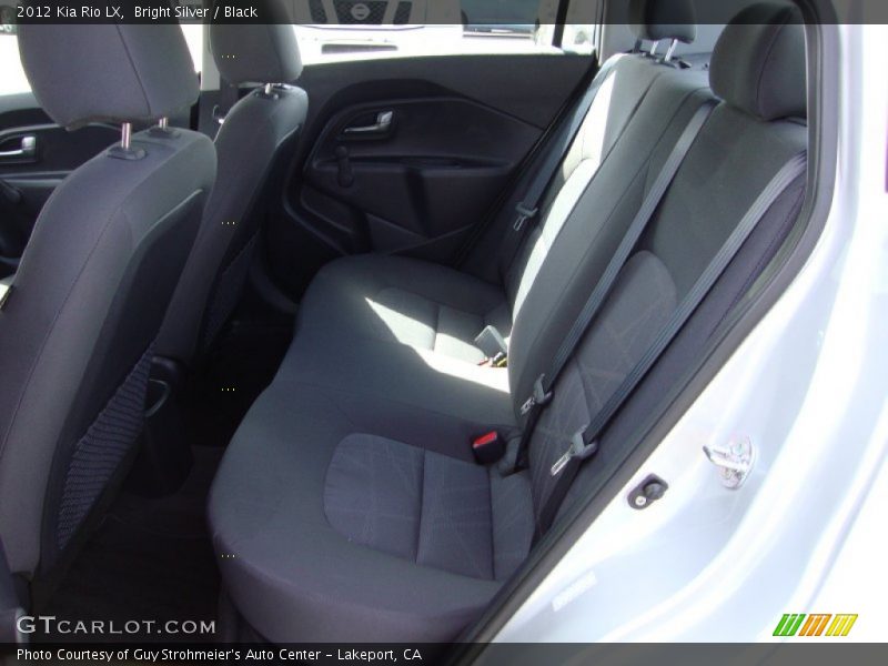 Bright Silver / Black 2012 Kia Rio LX