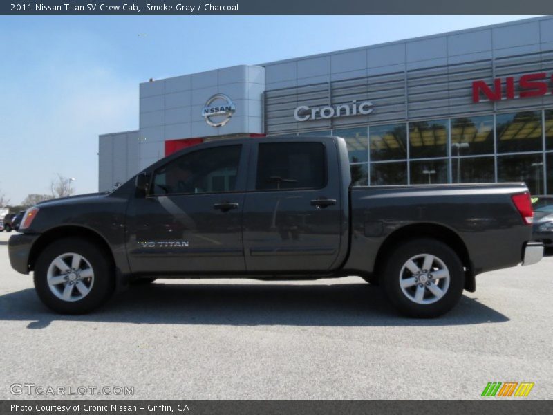 Smoke Gray / Charcoal 2011 Nissan Titan SV Crew Cab