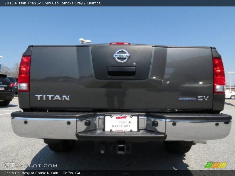 Smoke Gray / Charcoal 2011 Nissan Titan SV Crew Cab
