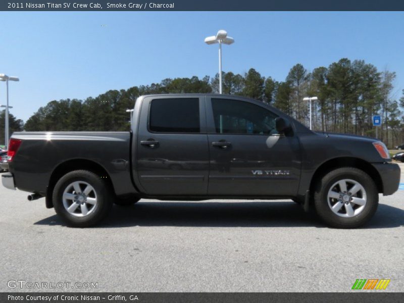 Smoke Gray / Charcoal 2011 Nissan Titan SV Crew Cab